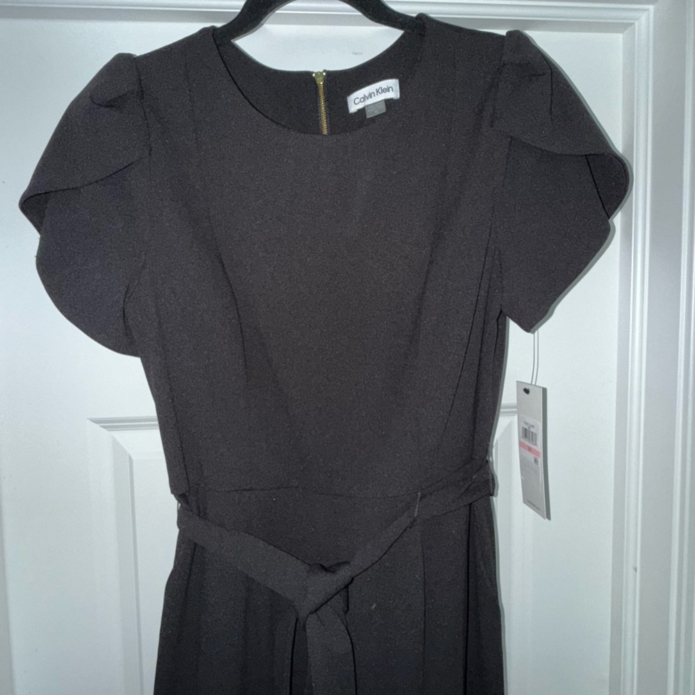 Calvin Klein Black Jumpsuit Sleek Silhouette Timeless Style